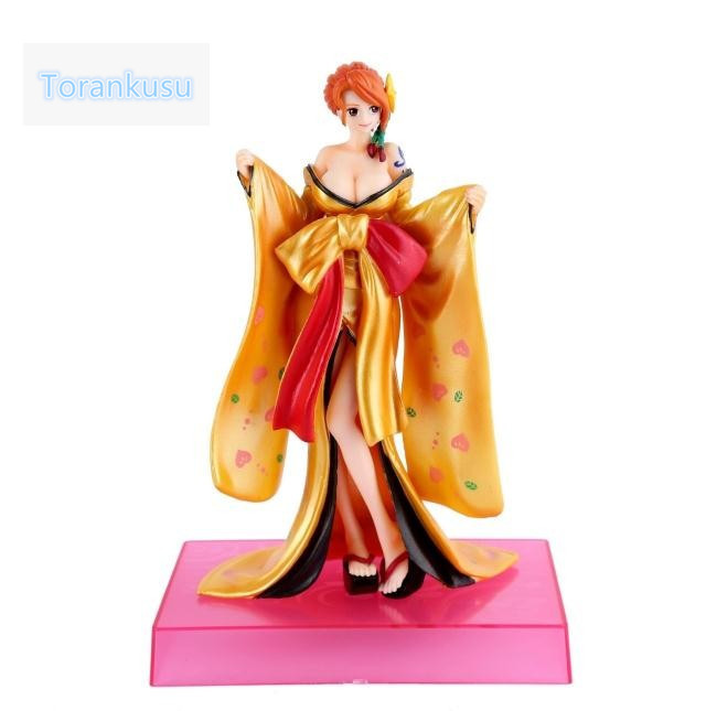ワンピースアクションフィギュアnami着物pvcフィギュア21センチワンピースナミセクシーなゴールド着物モデル玩具置物ワンピースナミ人形op 02 Doll Toy Set Doll Naturaldoll Stroller Toy Aliexpress